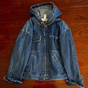 Jones New York Blue Jean Jacket Relaxed Fit